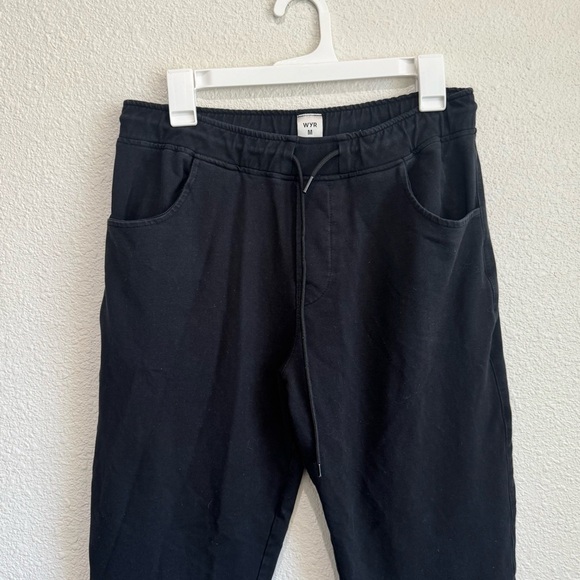 WYR Wear Medium Men's No-Sweat Slim Fit Jogger Chino Pants Black Athletic Casual - Picture 2 of 6